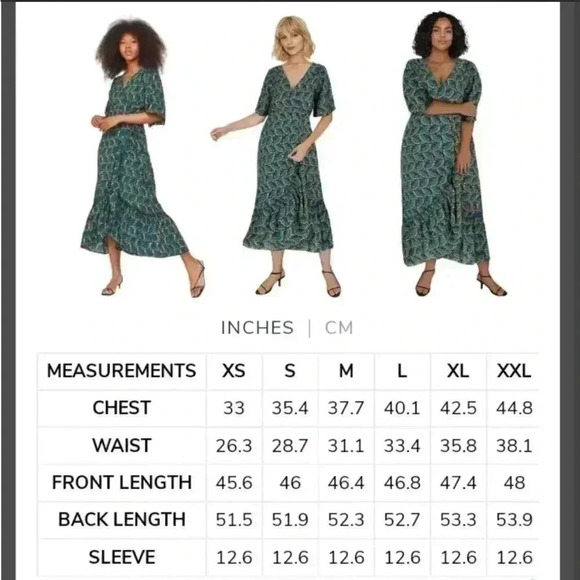 Silk & Salt Journey Maxi Wrap Dress in African Peacock NWT Flowy V Neck Print - Picture 5 of 8